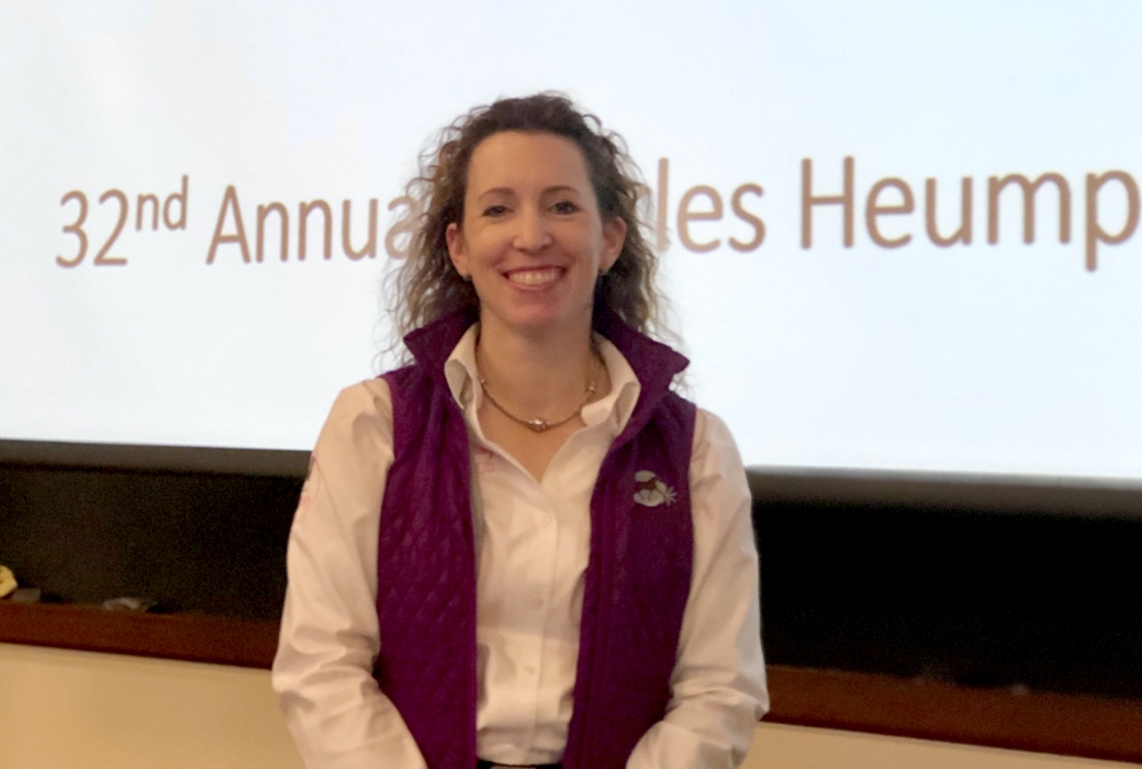 Daisy at the 32nd Annual Heumpheries Memorial Lecture